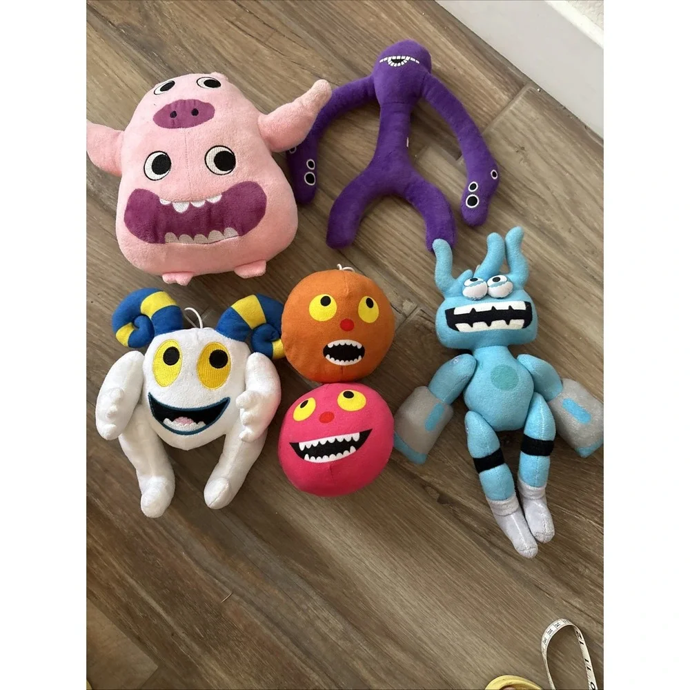 Lot Of 5 My Singing Monsters Plush Toys - See Notes